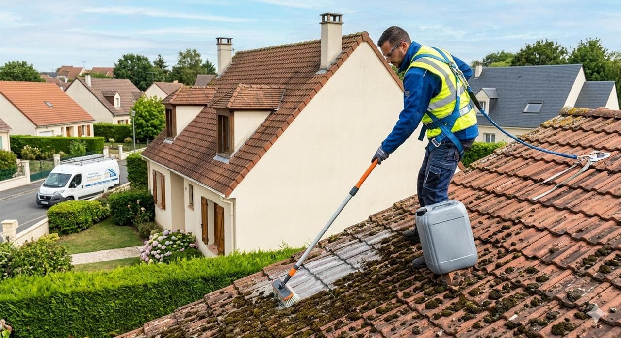 Traitement anti-mousse en cours d'application